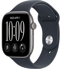 Умные часы Apple Watch Series 12 42mm Space Gray Aluminum Case with Sport Band Navy Blue