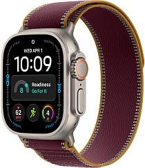 Apple Watch Ultra 4 (2026) 49mm Natural Titanium Case with Burgundy Trail Loop (M/L)