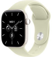 Умные часы Apple Watch Series 12 46mm Pearl White Ceramic Case with Sport Band Pale Succulent