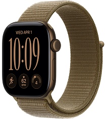Умные часы Apple Watch Series 12 46mm Dark Bronze Aluminum Case with Sport Loop Olive