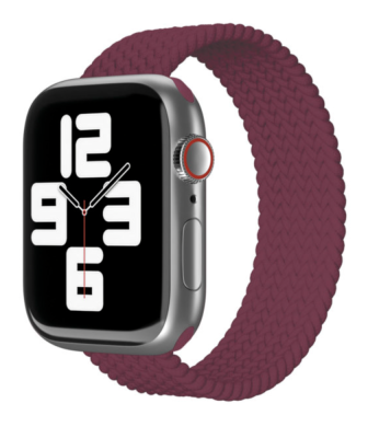 Фото 1 — Ремешок "vlp" Apple Watch 42/44/45, S/M, 2шт, марсала нейлон