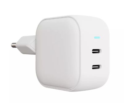 Фото 1 — Сетевое зарядное устройство "vlp" G-Charge 45W USB-C+USB-A PD QC, белый
