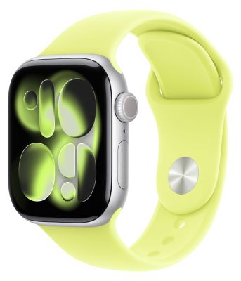 Фото 1 — Apple Watch Series 11, 46 mm, Silver Aluminium Purple Fog Sport Band