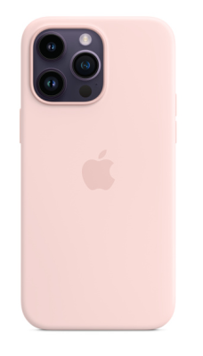 Фото 1 — Чехол защитный iPhone 14 Pro Max Silicon Case Chalk Pink (original)