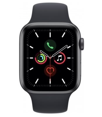 Фото 2 — Apple Watch SE 2020 44 мм спортивный ремешок темная ночь