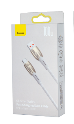Фото 1 — Кабель Baseus Glimmer Series USB to Type-C 100W