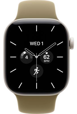 Фото 2 — Умные часы Apple Watch Series 12 46mm Pearl White Ceramic Case with Sport Band Olive
