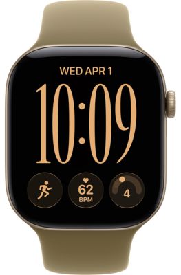 Фото 2 — Умные часы Apple Watch Series 12 42mm Light Gold Aluminum Case with Sport Band Olive