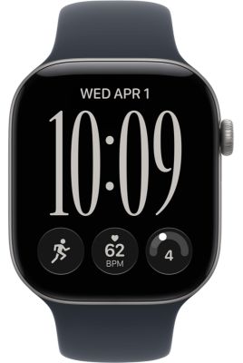Фото 2 — Умные часы Apple Watch Series 12 46mm Space Gray Aluminum Case with Sport Band Navy Blue