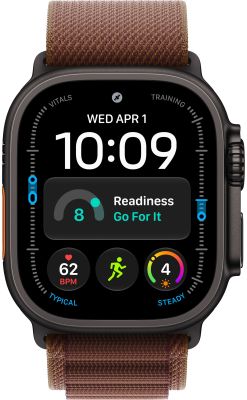 Фото 2 — Apple Watch Ultra 4 (2026) 49mm Black Titanium Case with Burgundy Alpine Loop Large