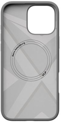 Фото 2 — Чехол защитный “vlp” Aster Case с MagSafe для iPhone 16 Pro, серый