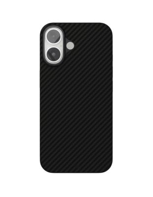 Фото 1 — Чехол защитный "vlp" Kevlar Case с MagSafe для iPhone 16, черный