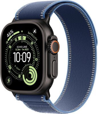 Фото 1 — Apple Watch Ultra 3 (2025) 49mm Black Titanium Case with Blue/Bright Blue Trail Loop