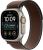 Apple Watch Ultra 4 (2026) 49mm Natural Titanium Case with Dark Umber Trail Loop (S/M)