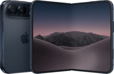 Apple iPhone Duo 2 ТБ, Night Sky — вид сбоку и внешний экран
