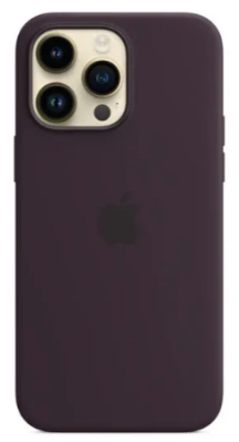 Фото 1 — Чехол защитный iPhone 14 Pro Silicone Case Elderberry (original)