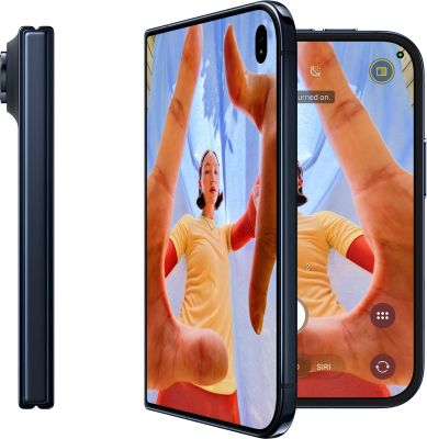 Apple iPhone Duo 1 ТБ, Night Sky — вид сбоку и внешний экран