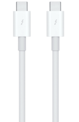 Фото 1 — Кабель Apple Thunderbolt 3 to Thunderbolt 3, 0.8 м, белый