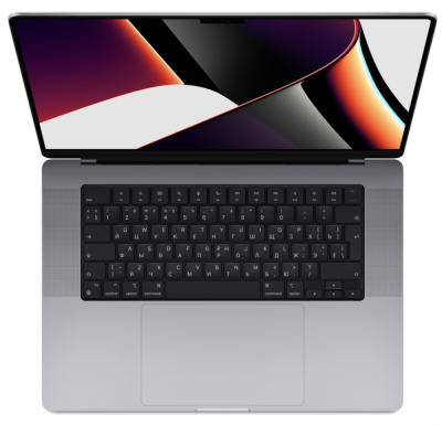 Фото 1 — Apple MacBook Pro 16" (M1 Pro 10C CPU, 16C GPU, 2021) 16 ГБ, 512 ГБ SSD, Серый космос MK183