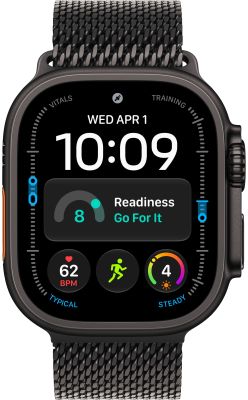 Фото 2 — Apple Watch Ultra 4 (2026) 49mm Black Titanium Case with Black Titanium Milanese Loop Small