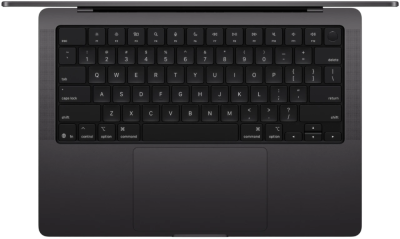 Фото 5 — Ноутбук Apple MacBook Pro 14" (2025) (M5 10C CPU, 10C GPU) 16 ГБ, 1 Тб SSD, чёрный космос