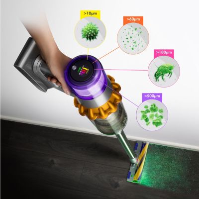 Фото 2 — Пылесос Dyson V15 Detect Absolute Cеребристый