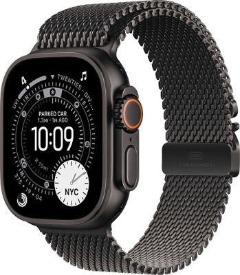 Фото 1 — Apple Watch Ultra 3 (2025) 49mm Black Titanium Case with Black Titanium Milanese Loop