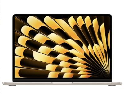 Фото 1 — Apple MacBook Air 13" (M3 8C CPU, 8C GPU, 2024) 8 ГБ, 256 ГБ SSD, Сияющая звезда MRXT3