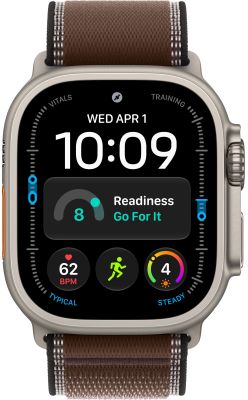 Фото 2 — Apple Watch Ultra 4 (2026) 49mm Natural Titanium Case with Dark Umber Trail Loop (S/M)