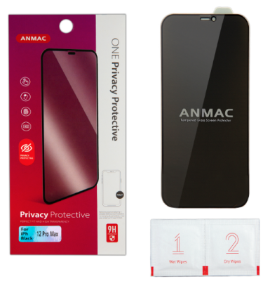 Фото 1 — Защитное стекло ANMAC Privacy Apple iPhone 12 Pro Max 