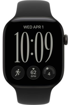 Фото 2 — Умные часы Apple Watch Series 12 46mm Black Aluminum Case with Sport Band Black