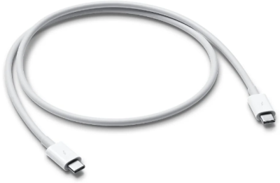 Фото 2 — Кабель Apple Thunderbolt 3 to Thunderbolt 3, 0.8 м, белый