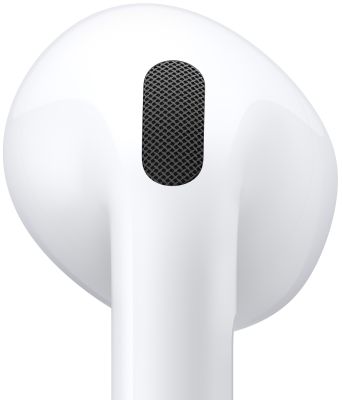 Фото 4 — Беспроводные наушники Apple AirPods 5 with Wireless Charging Case, белый (MKFT4)
