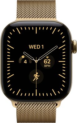 Фото 2 — Apple Watch Series 12 46mm Radiant Gold Titanium Case with Milanese Loop Radiant Gold (M/L)