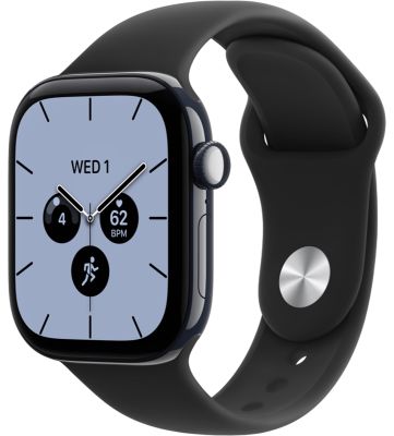 Фото 2 — Умные часы Apple Watch Series 12 42mm Night Blue Ceramic Case with Sport Band Black