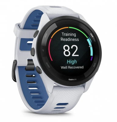 Фото 2 — Умные часы Garmin Forerunner 265 46mm Black Bezel with Whitestone Case and Whitestone