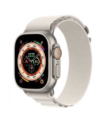 Фото 1 — Apple Watch Ultra 49 мм, корпус из титана, ремешок Alpine (S) Сияющая звезда