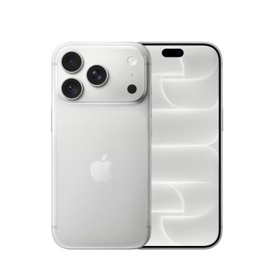 Apple iPhone 18 Pro eSIM 256 ГБ, Silver — вид сзади и спереди