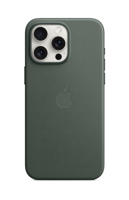Фото 2 — Чехол защитный iPhone 15 Pro Max FineWoven Case with MagSafe Premium Evergreen