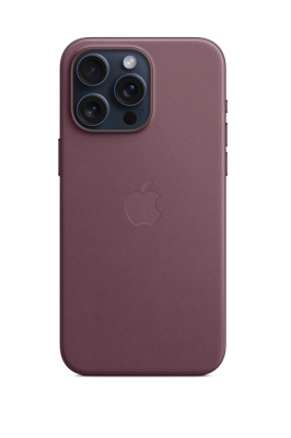 Фото 2 — Чехол защитный iPhone 15 Pro Max FineWoven Case with MagSafe Premium Mulberry